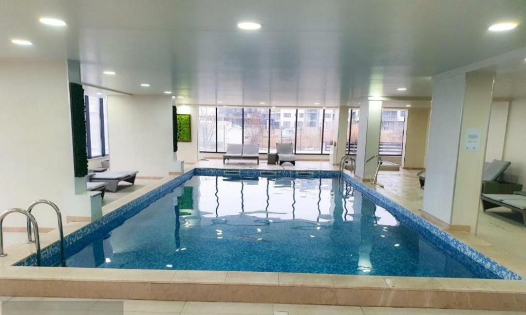 Luxury Suite Alezzi Beach Apartment Piscina Incalzita Sauna Jacuzzi Parking Năvodari Kültér fotó
